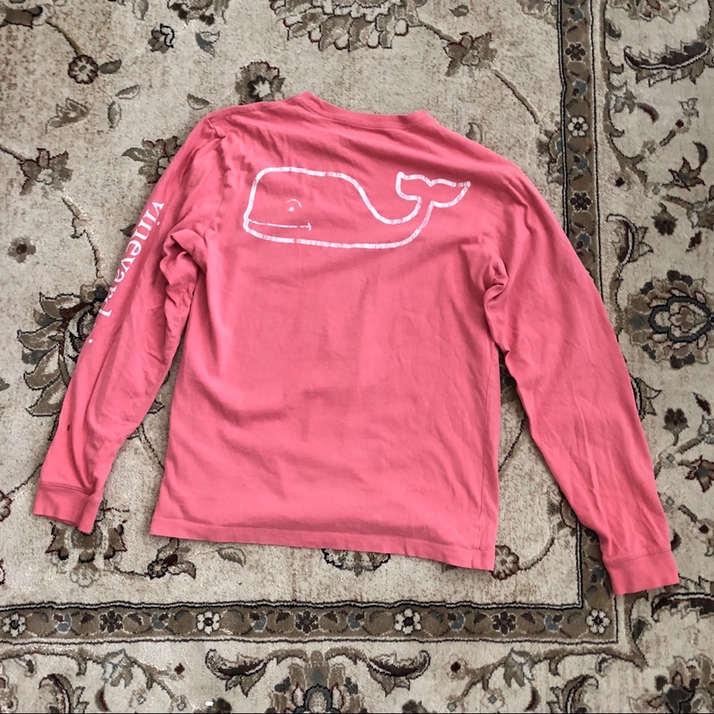 💕🐳Pink vineyard vines long sleeve tee🐳💕
